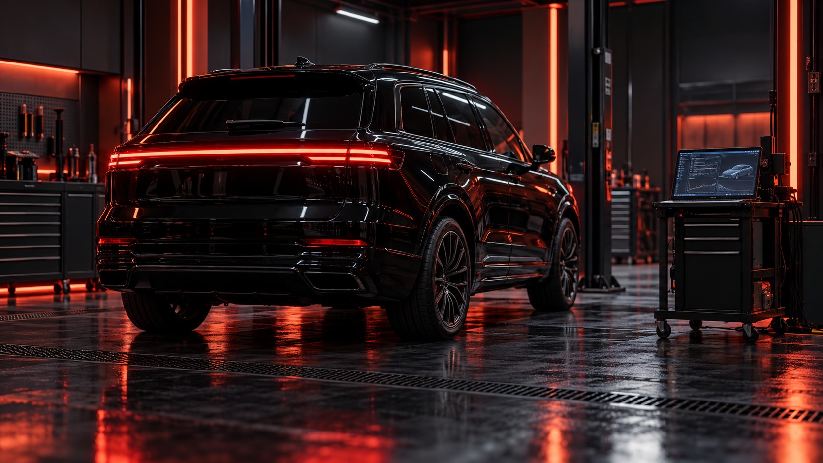 Автосервис — иллюстрация